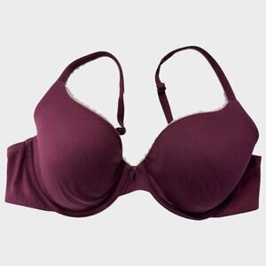 Victoria's Secret Body by Victoria Lined Perfect Coverage Bra 34C Pink Purple